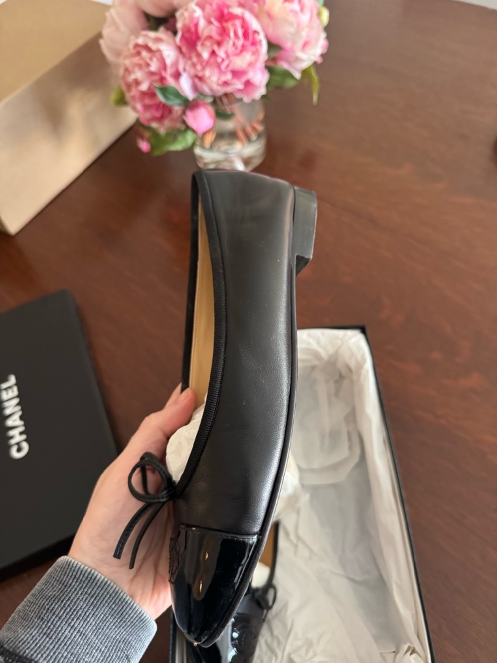 CHANEL classic black flats - Picture 4 of 10